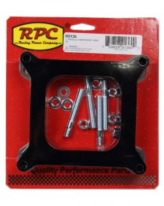 RPC Phenolic Plastic, Carb Spacer, Open, Center, 1" Spacer, Fits Holley…