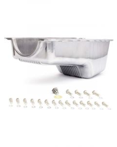 RPC Polished Alloy Stock, Oil Pan, Finned, Fits, 1964-73 S/B Ford 260 -…