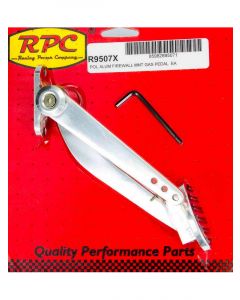RPC Polished Alloy, Firewall Mount Gas Pedal