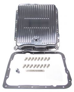 RPC Polished Alloy, Transmission Pan, Finned, Fits GM Turbo 700R4, & 4L…