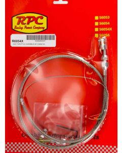 RPC Universal S/Steel, Throttle Cable Assembly Kit, With 36" Housing