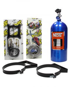 Nitrous Oxide Systems NOS Powershot, Wet, 125 hp, 10 lb. Bottle, Blu