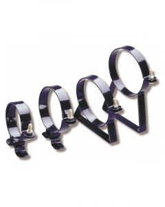 Nitrous Oxide Systems NOS Nitrous Bottle Bracket, Steel, Black Powde