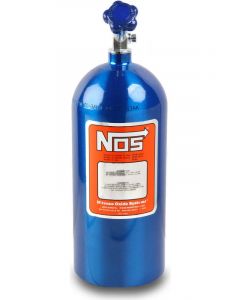 Nitrous Oxide Systems NOS Nitrous Bottle 10-Lb., (Electric Blue) 21"