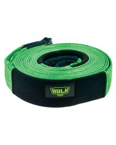 Hulk 4x4 Snatch Strap 11000Kg 9M Green 100% Nylon 75mm X 9M