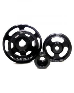 GFB 3-Piece Underdrive Pulley Kit (Crank, Alternator & Power Steering Pu…