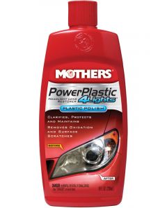 Mothers Plastic Polish Power Plastic 8.00 oz Squeeze Bottle