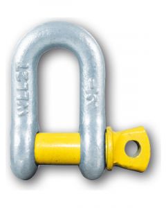 ARK D-Shackle - 11mm (7/16) 1500Kg Rated Galvanised 1.5T Stamped Pack