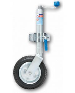 ARK Jockey Wheel - 10" Solid Rubber Wheel W/ Bolt On/Weld On Clamp