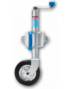 ARK 8” Standard Jockey Wheel Solid Rubber Wheel w/ Steel Rim Bolt / Weld Swivel