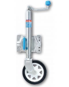 ARK Premium Jockey Wheel 8" P/Coat Sunraysia Steel Rim Swivel U-Bolt