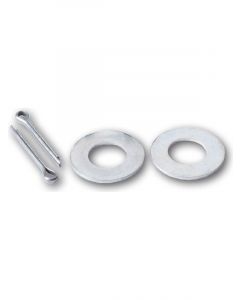 ARK Boat Roller Washers & Split Pins T/S 16mm - 18mm Spindle Blister Pck