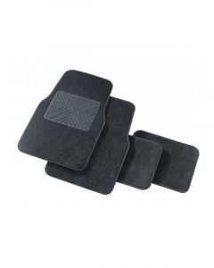 Carfit Carpet Car Mat Projecta Black 4pcs Front & Rear Set