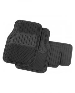 Carfit Rubber Car Mat Perfect Fit Black 4pcs Front & Rear Set