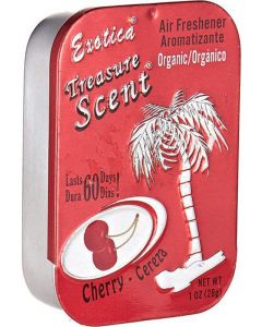 Exotica Organic Treasure Scent Cherry Tin 28g Air Freshener