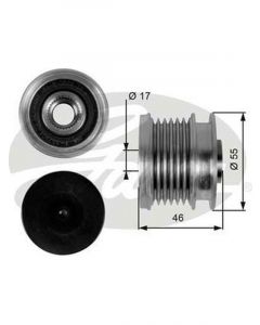 Gates Alternator Decoupler Pulley