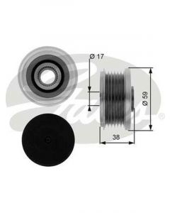 Gates Alternator Decoupler Pulley