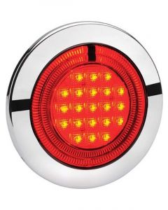 Narva 9–33 Volt Model 56 LED Rear Stop Lamp (Red) With Red LED Tail Ring