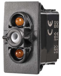 Narva 12/24 Volt Off/On LED Illuminated Sealed Rocker Switch Amber