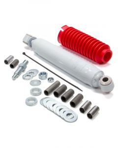 Rancho Steering Stabilizer, White, Includes Red Boot, Single, Each