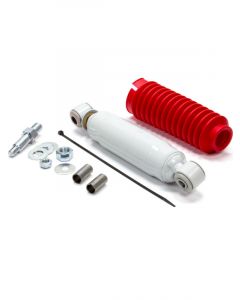 Rancho Steering Stabilizer, White, Includes Red Boot, Single, Each