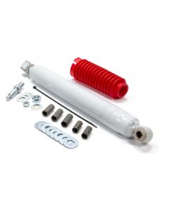 Rancho Steering Stabilizer, White, Includes Red Boot, Single, Each
