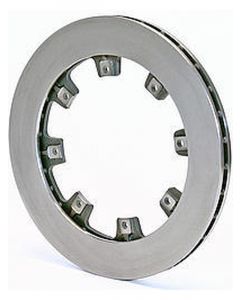 Wilwood Brake Rotor Ultralite Straight Vane Carbon Iron Silver Cadmi