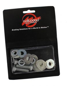Wilwood Brake Caliper Bolts 3/8-24 In. Thread Size Steel Natural Fr