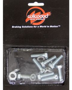 Wilwood Brake Rotor Bolts Steel Zinc Plated 5/16 In.-18 1.00 In. Len