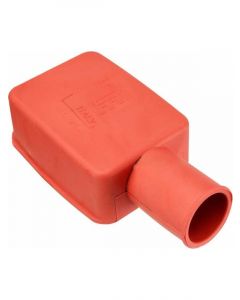 Projecta Straight PVC Terminal Cover Red Pack of 10