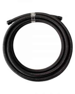 Aeroflow Ss Braided Hose -9An 1 Metre Black Stainless Steel