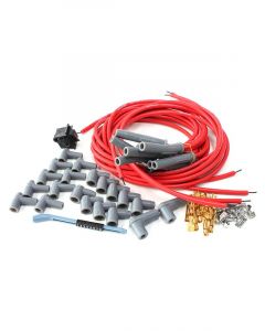 Aeroflow Lead Set Univ Red Multi V8 Str Plug Ends Std & Hei