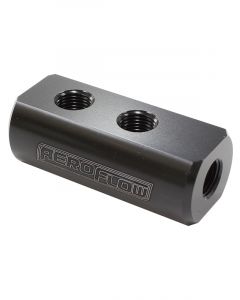Aeroflow Compact Distribution Block 1 In, 4 Out All Ports 1/8"â€¦