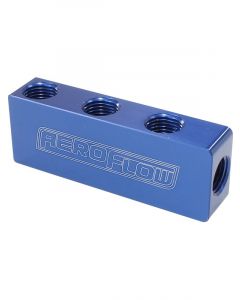 Aeroflow Compact Distribution Block 1 In, 6 Out All Ports 1/8" Npâ€¦