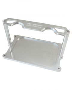 Aeroflow Battery Hold Down Tray Polished Billet Optima