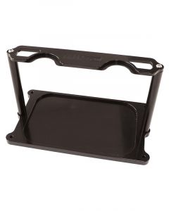 Aeroflow Battery Hold Down Tray Black Billet Optima
