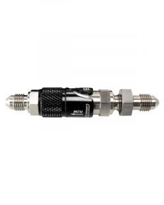 Aeroflow Quick Relase -3 Epdm Seal Black/Silver Alloy Bulk Head