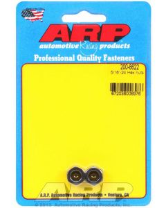ARP Nuts Hex Custom Black 5/16 - 24" Pair