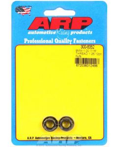 ARP Nuts 12Pt Custom Black 9mm x 1.25 RH Thread Pair