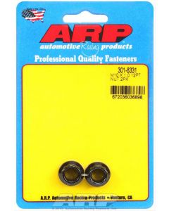 ARP Nuts 12Pt Steel Black 10mm x 1.0 RH Thread Pair
