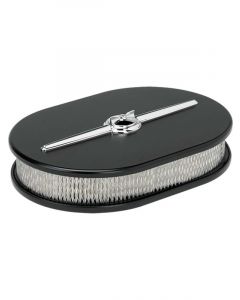 Billet Specialties Billet Streamline Small Oval Black Air Cleaner