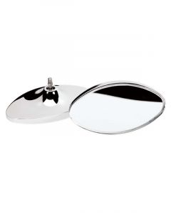 Billet Specialties Int/Ext Mirror Heads Oval Oval 2-5/16 X 4 Less Mount
