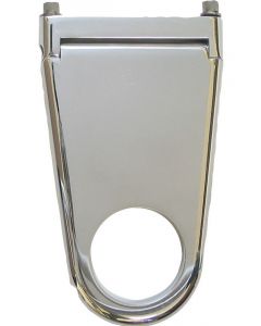 Borgeson Billet Alum Solid Column Drop 2" Dia X 2" Polished -Swivel-