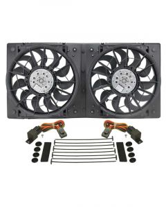 Derale 12" Dual Fan & Shroud Kit 4000 Cfm, 727 X 352 X 89Mm