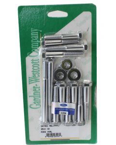 Gardener-Westcott Ford 351C Intak Manifold Bolts Hex Polished S/