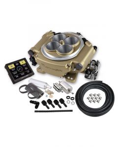 Holley Sniper EFI 4BBL Self Tuning Master Kit Classic Gold 650 HP