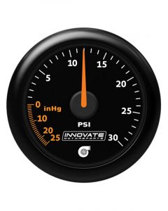 Innovate Motorsports Mtx-A Boost/Vacuum Gauge 2-1/16" Analog, 25In/Hg-30