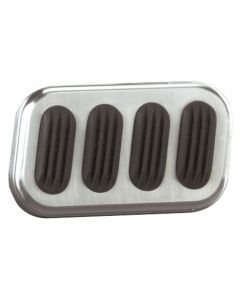 Lokar Billet Alloy Brake Pad With Rubber Insert