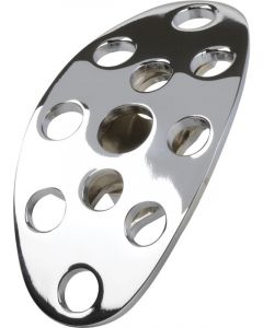 Lokar Lakester Brake/Clutch Pedal Chrome Steel- Drilled