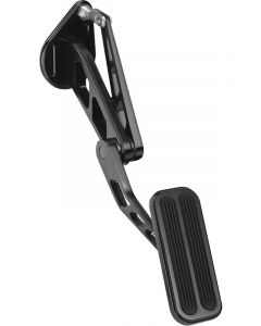 Lokar Black Billet Alloy Gas Pedal W/Rubber Ins 64-68 Mustang